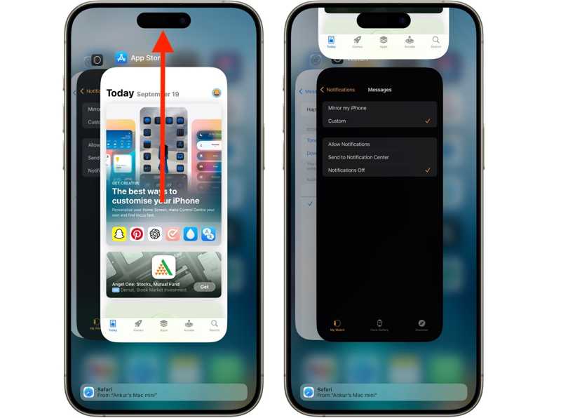 Force Quit App Store