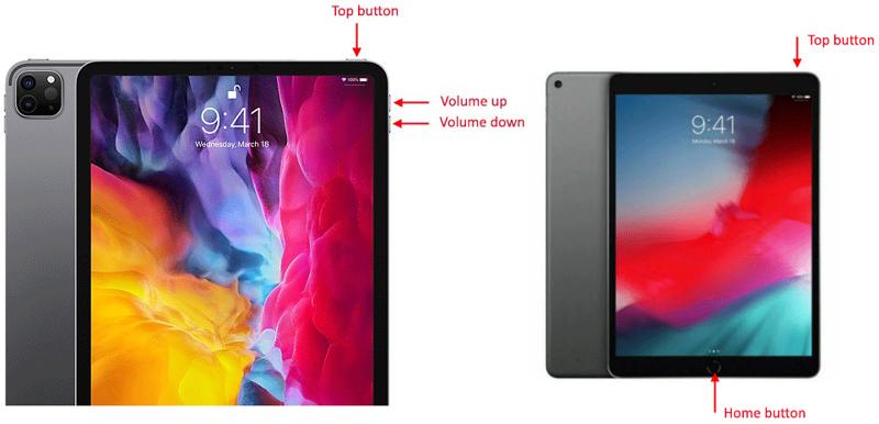 Forcer le redémarrage de l'iPad