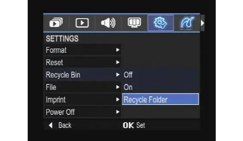 Recycle map in camera