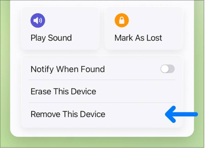 Remove Device iCloud