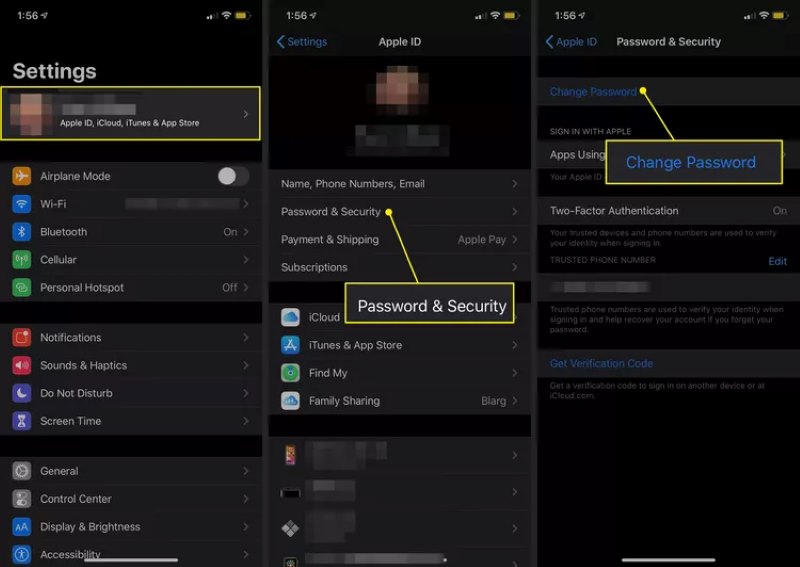 Reset icloud Password On Trusted Devices