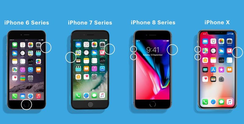 İPhone'u yeniden başlat