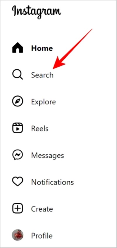 Suchregisterkarte im Browser