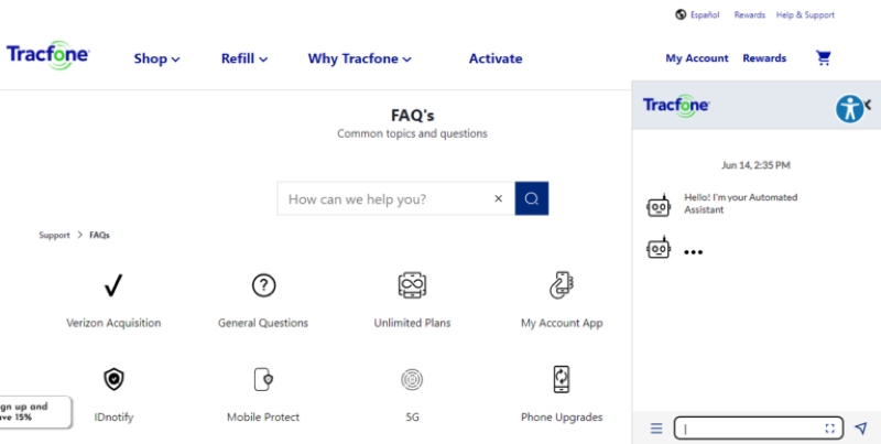 Tracfone Carrier