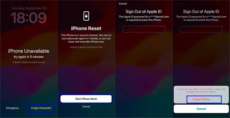 Desbloquear iOS 17 deshabilitado