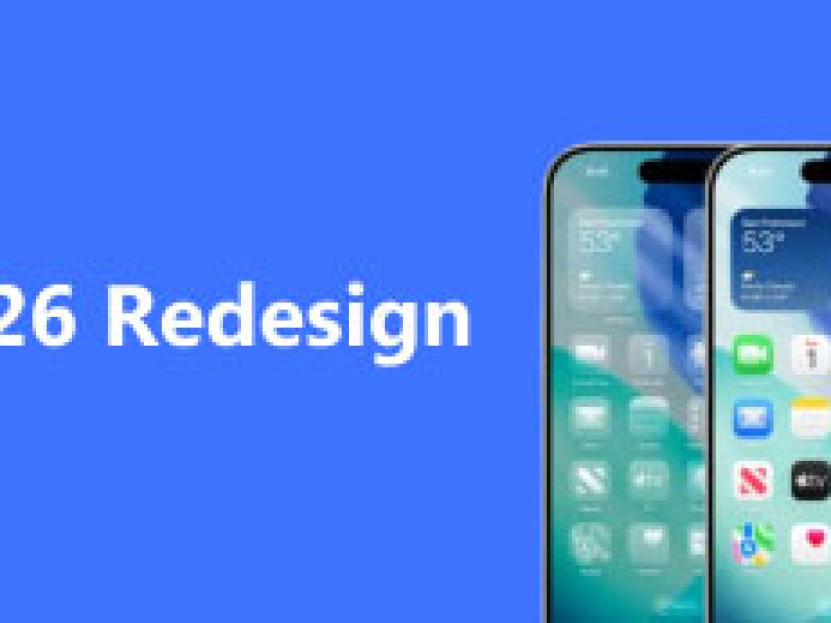 iOS 26-nydesign – helt ny optisk effekt med flytende glass, image size:1200x900