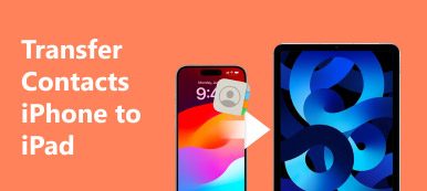 Névjegyek átvitele iPhone-ről iPadre