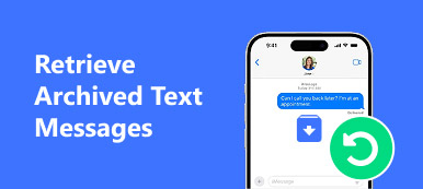 Gearchiveerde tekstberichten ophalen