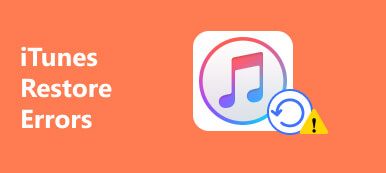 iTunes återställer fel