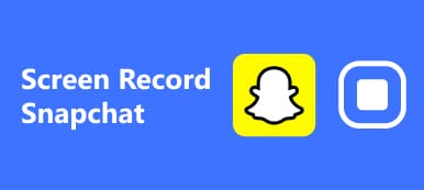 Nahrávání obrazovky Snapchat