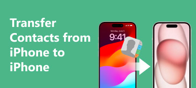 Transférer des contacts depuis un iPhone